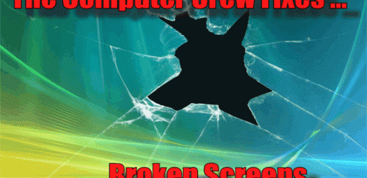 Broken Laptop Screen